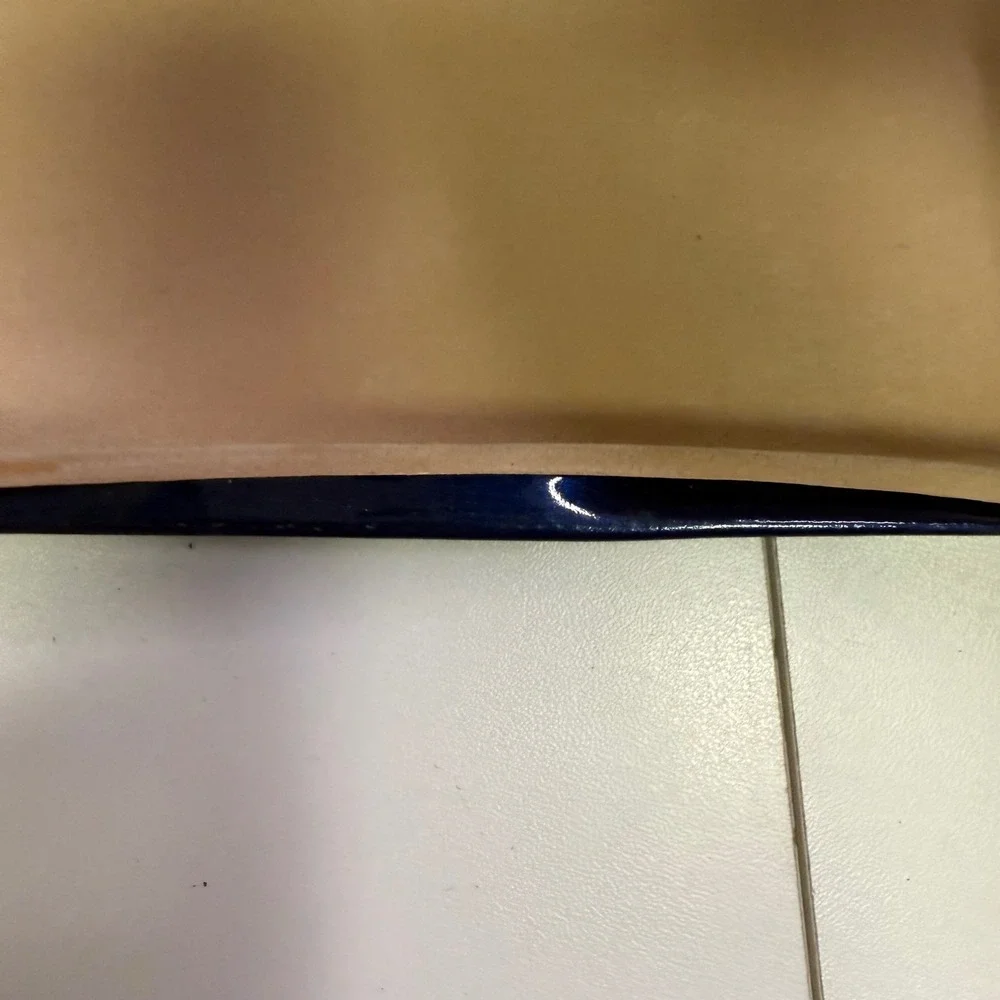 Maui Jim Unisex OS Blue Textured Hard Shell Clamshell Sunglasses Case Protective